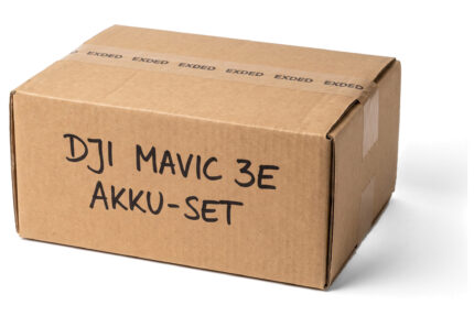 Akku-Set (3 Akkus + Ladehub) für DJI Mavic 3 Enterprise / Thermal / Multispectral – Versandkarton (Symbolbild)