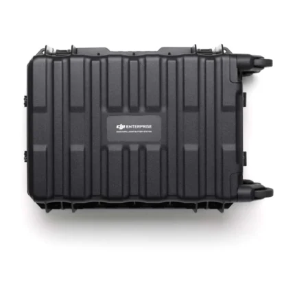 DJI BS100 Intelligente Ladestation für Matrice 400, geschlossen mit ausgeklapptem Griff